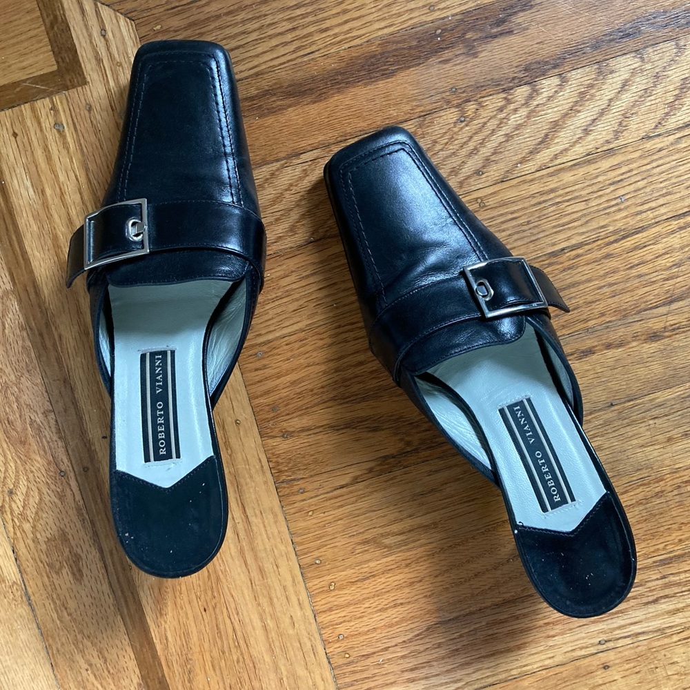 Leather Mules